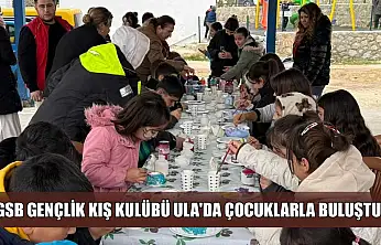 GSB Gençlik Kış Kulübü Ula'da çocuklarla buluştu