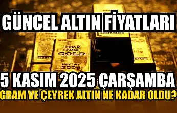 Güncel altın fiyatları 5 Kasım 2025 Çarşamba gram ve çeyrek altın ne kadar oldu?