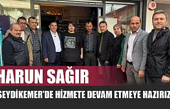 Harun Sağır, 'Seydikemer'de hizmete devam etmeye hazırız'