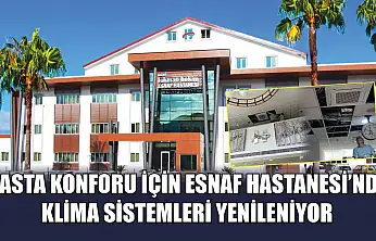 Hasta Konforu İçin Esnaf Hastanesi'nde Klima Sistemleri Yenileniyor