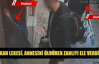 Kan lekesi, annesini öldüren zanlıyı ele verdi