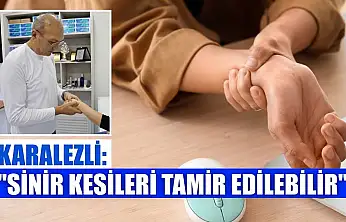 Karalezli: 'Sinir kesileri tamir edilebilir'