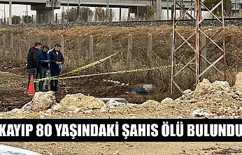 Kayıp 80 yaşındaki şahıs ölü bulundu