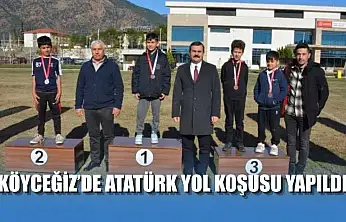 Köyceğiz'de Atatürk yol koşusu yapıldı