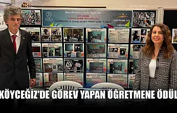 Köyceğiz'de görev yapan öğretmene ödül