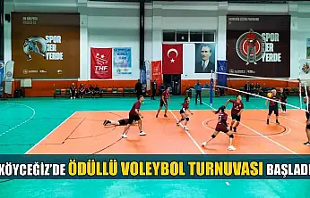 Köyceğiz'de ödüllü Voleybol Turnuvası başladı