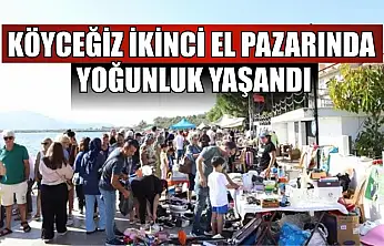 Köyceğiz ikinci el pazarında yoğunluk yaşandı