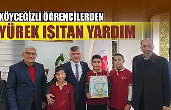 Köyceğizli öğrencilerden yürek ısıtan yardım