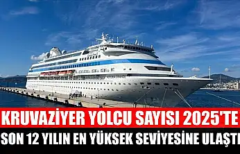 Kruvaziyer yolcu sayısı 2025'te son 12 yılın en yüksek seviyesine ulaştı