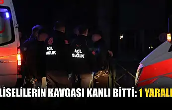 Liselilerin kavgası kanlı bitti: 1 yaralı