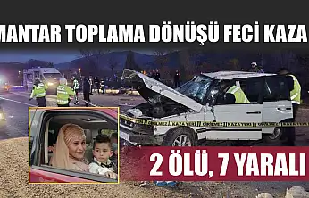 Mantar toplama dönüşü feci kaza: 2 ölü, 7 yaralı