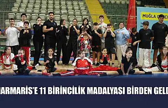 Marmaris'e 11 birincilik madalyası birden geldi