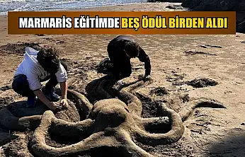 Marmaris'e eğitimde beş ödül birden aldı