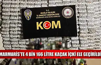 Marmaris'te 4 bin 166 litre kaçak içki ele geçirildi