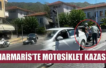 Marmaris'te Motosiklet Kazası
