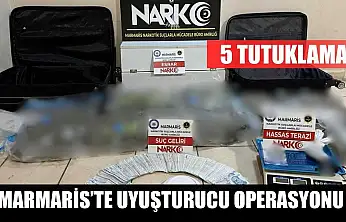 Marmaris'te uyuşturucu operasyonu: 5 tutuklama