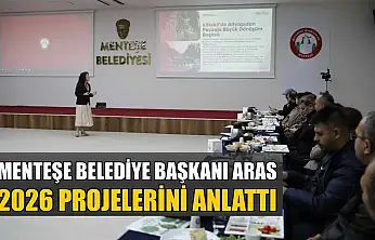 Menteşe Belediye Başkanı Aras, 2026 projelerini anlattı