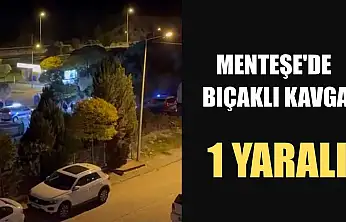 Menteşe'de bıçaklı kavga: 1 yaralı