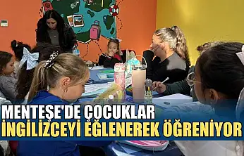 Menteşe'de çocuklar İngilizceyi eğlenerek öğreniyor