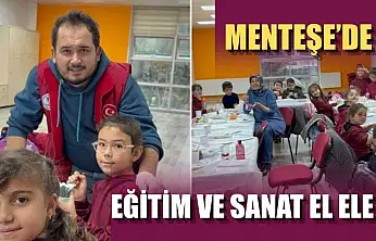 Menteşe'de eğitim ve sanat el ele