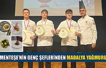 Menteşe'nin genç şeflerinden madalya yağmuru
