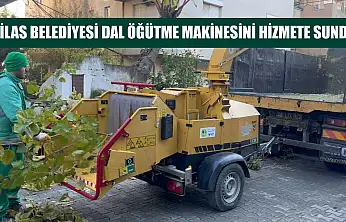 Milas Belediyesi dal öğütme makinesini hizmete sundu