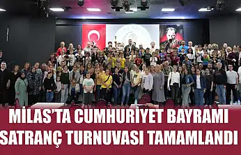Milas'ta Cumhuriyet Bayramı Satranç Turnuvası Tamamlandı