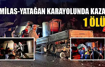 Milas-Yatağan karayolunda kaza: 1 ölü
