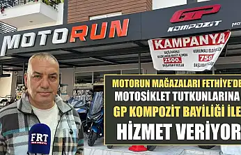 Motorun Mağazaları Fethiye'de motosiklet tutkunlarına GP Kompozit Bayiliği ile hizmet veriyor