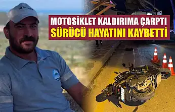 Motosiklet kaldırıma çarptı: Sürücü hayatını kaybetti