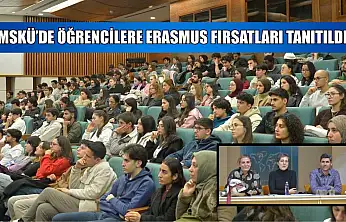 MSKÜ'de öğrencilere erasmus fırsatları tanıtıldı