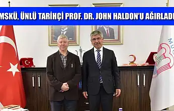 MSKÜ, Ünlü Tarihçi Prof. Dr. John Haldon'u ağırladı