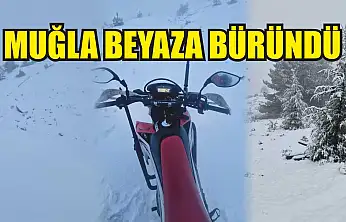 Muğla beyaza büründü