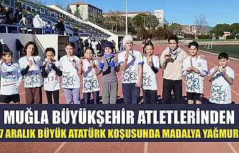 Muğla Büyükşehir Atletlerinden 27 Aralık Büyük Atatürk koşusunda madalya yağmuru