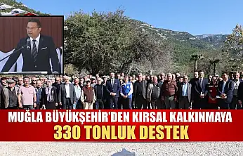 Muğla Büyükşehir'den Kırsal Kalkınmaya 330 Tonluk Destek