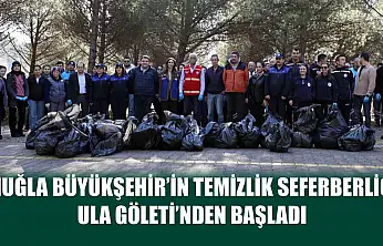 Muğla Büyükşehir'in Temizlik Seferberliği Ula Göleti'nden Başladı