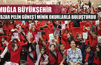 Muğla Büyükşehir, Yazar Pelin Güneş'i Minik Okurlarla Buluşturdu