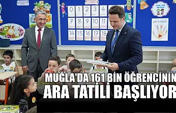 Muğla'da 161 bin öğrencinin ara tatili başlıyor