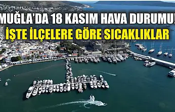 Muğla'da 18 Kasım Hava Durumu! İşte İlçelere Göre Sıcaklıklar