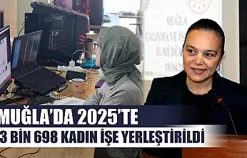 Muğla'da 2025'te 13 Bin 698 kadın işe yerleştirildi