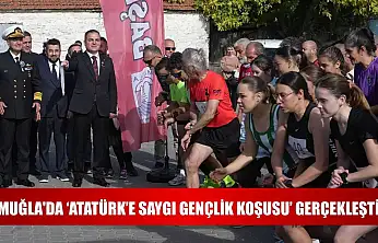 Muğla'da 'Atatürk'e Saygı Gençlik Koşusu' gerçekleşti