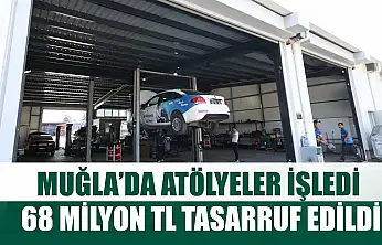 Muğla'da Atölyeler İşledi, 68 Milyon TL Tasarruf Edildi