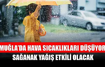 Muğla'da Hava Sıcaklıkları Düşüyor, Sağanak Yağış Etkili Olacak