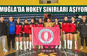 Muğla'da hokey sınırları aşıyor