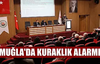 Muğla'da kuraklık alarmı