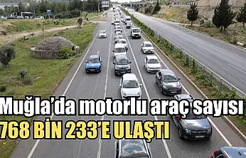 Muğla'da motorlu araç sayısı 768 bin 233'e ulaştı