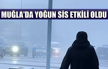 Muğla'da yoğun sis etkili oldu