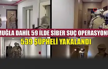 Muğla Dahil 59 İlde Siber Suç Operasyonu: 539 Şüpheli Yakalandı