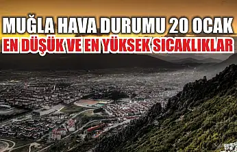 Muğla Hava Durumu 20 Ocak: En Düşük ve En Yüksek Sıcaklıklar