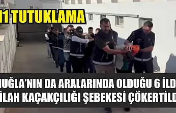 Muğla'nın da Aralarında Olduğu 6 İlde Silah Kaçakçılığı Şebekesi Çökertildi: 11 tutuklama